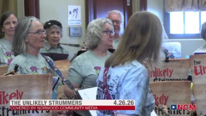 The Unlikely Strummers Performance at Library 4.26.26