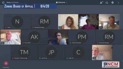 Zoning Board of Appeals 8/4/20