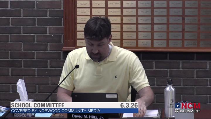 Thumbnail image for School Committee 6.3.26