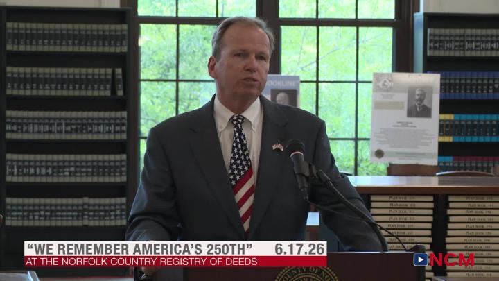 Thumbnail image for "We Remember America's 250th Anniversary" at Norfolk County Registry of Deeds 6.17.26