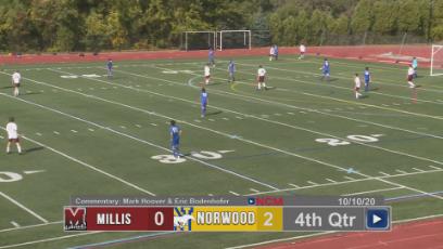 NHS Boys JV Soccer vs Millis 10/10/20