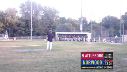 2026 Norwood Legion Baseball vs North Attleboro 7.8.26