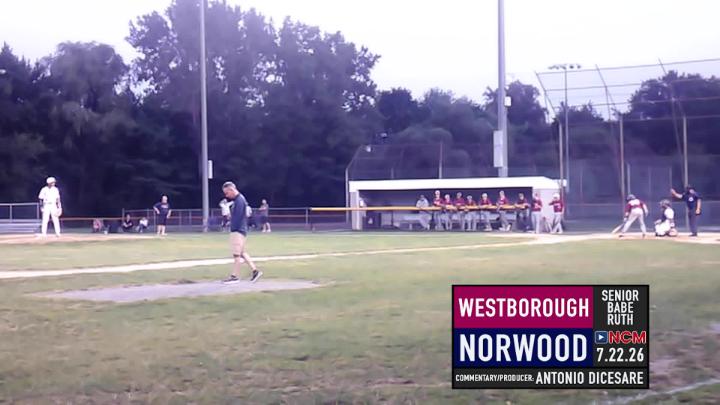 Thumbnail image for 2026 Senior Babe Ruth Baseball vs Westborough 7.22.26