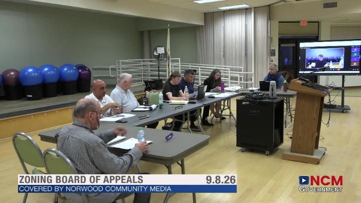 Thumbnail image for Zoning Board of Appeals 9.8.26