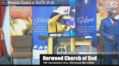 Norwood Church of God: Sunday Service 11.29.20