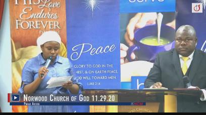 Norwood Church of God: Sunday Service 11.8.20