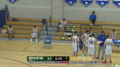 NHS Boys Freshman Basketball vs Hopkinton 1/8/21