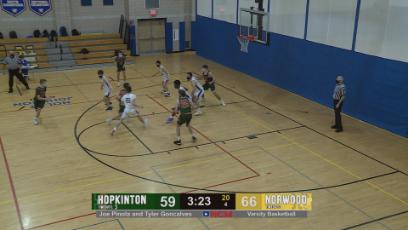 NHS Boys Varsity Basketball vs Hopkinton 1/8/21