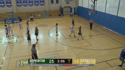 NHS Girls JV Basketball vs Hopkinton 1/10/21