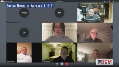 Zoning Board of Appeals 1/19/21