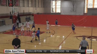 NHS Boys Freshmen Basketball vs. Holliston: 1.20.21