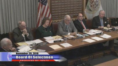 Board of Selectmen Rebroadcast 11/29/16