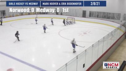 Girls Varsity Ice Hockey vs Medway 2/8/21 Rebroadcast