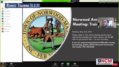 Remote Town Meeting Training 5/3/21