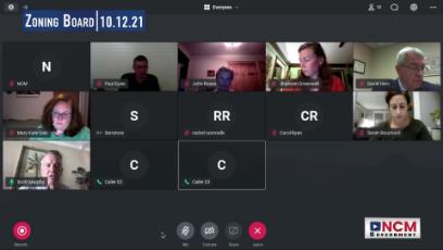 Zoning Board of Appeals 10.12.21