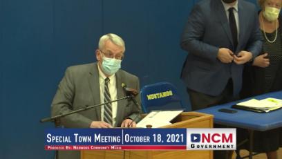 Town Meeting 10.18.21