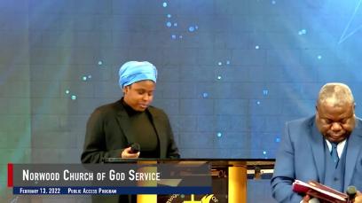 Norwood Church of God Service: 2.13.22