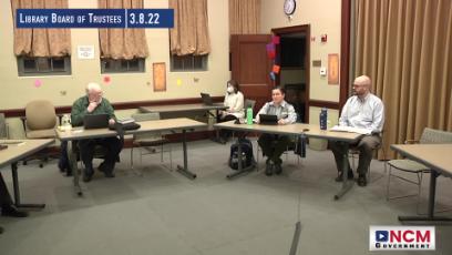 Library Board of Trustees: 3.8.22