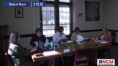 Board of Health: 3.15.22