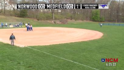 NHS Softball vs Medfield 4.25.22