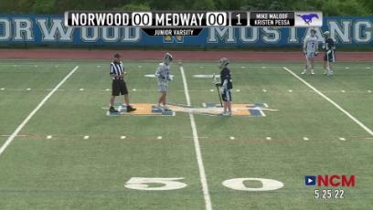 2022 NHS JV Boys Lacrosse vs Medway 5.25.22