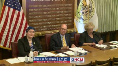 Board of Selectmen 8.9.22