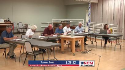 Planning Board: 8.29.22