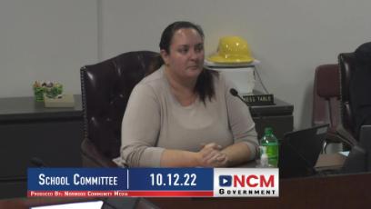 School Committee 10.12.22