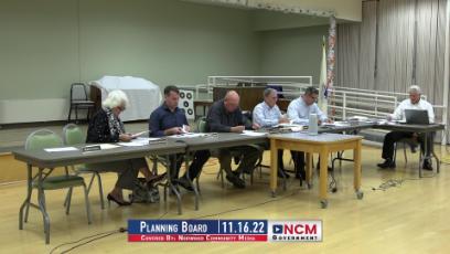 Planning Board 11.7.22