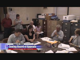 Zoning Board of Appeals 6/21/16