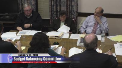 Budget Balancing Committee 1/19/17