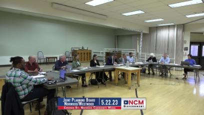 Joint Planning Board Norwood/Westwood 5.22.23