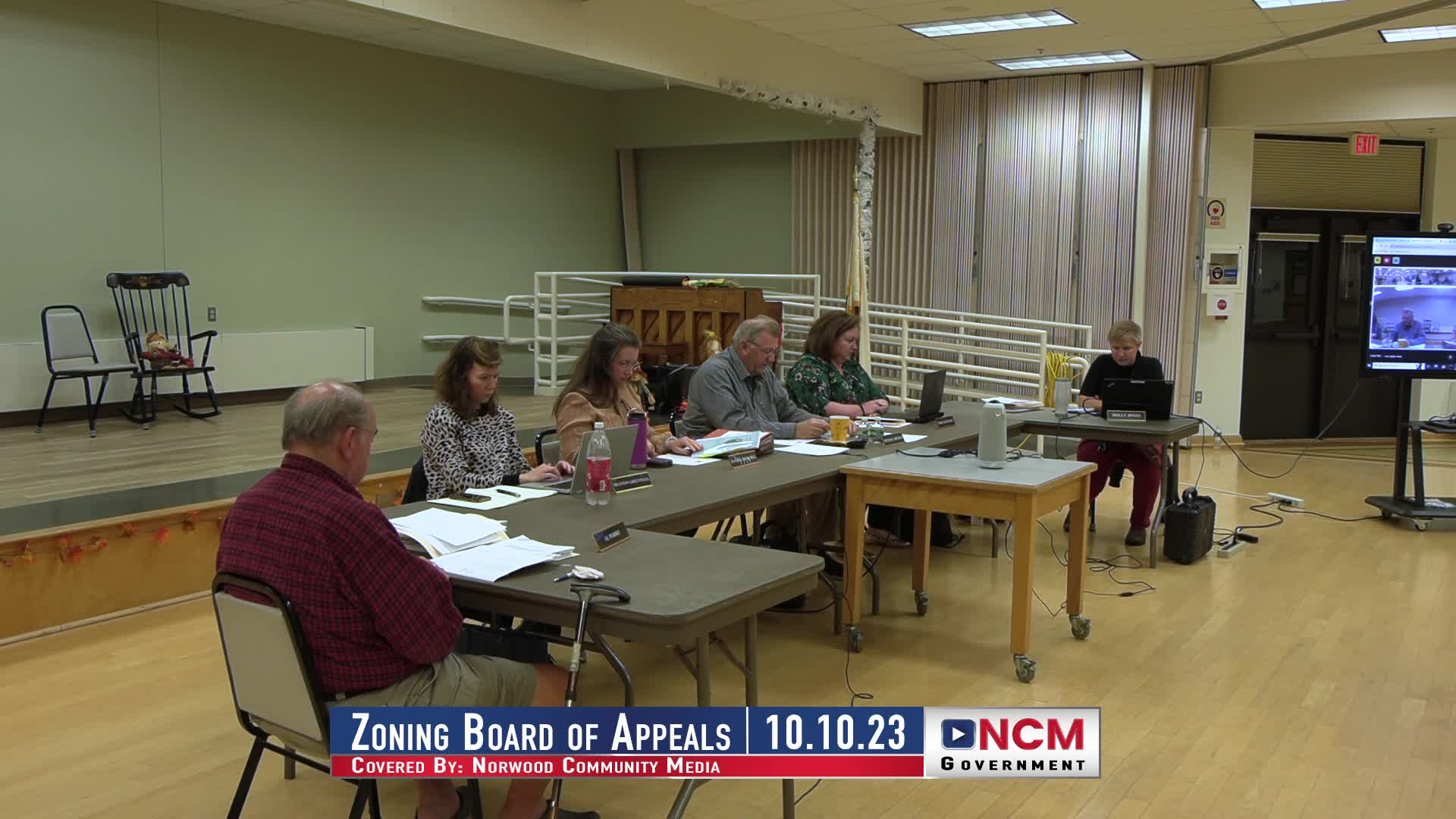 Zoning Board of Appeals 10.10.23