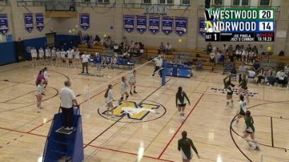 2023 NHS Girls Volleyball vs. Westwood 10.18.23