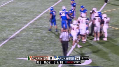 Football vs. Hopkinton 10.27.23