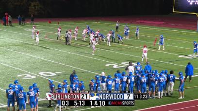 Football vs. Burlington 11.3.23 - Round of 16