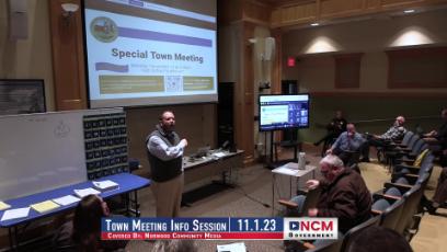 Town Meeting Info Session 11.1.23