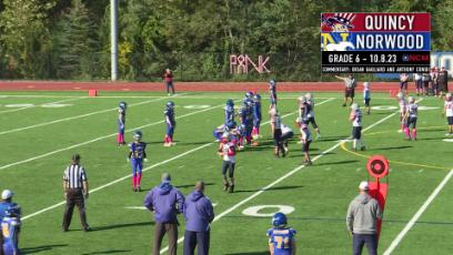 2023 Youth Football: Grade 6 vs. Quincy 10.8.23