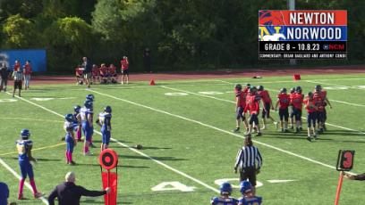 2023 Youth Football: Grade 8 vs. Newton 10.8.23