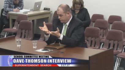School Committee - Dave Thomson Interview 2/17/17
