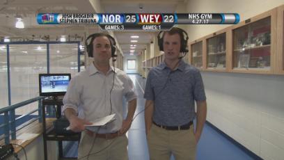 2017 Boys Volleyball vs. Weymouth