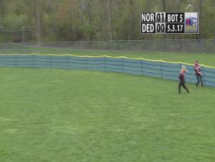 2017 NHS Softball vs. Dedham